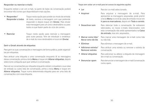 User manual Vodafone Smart II