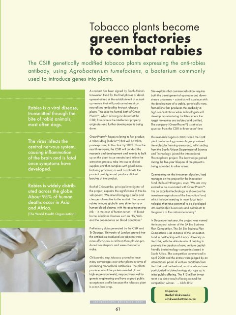 Rabies - CSIR