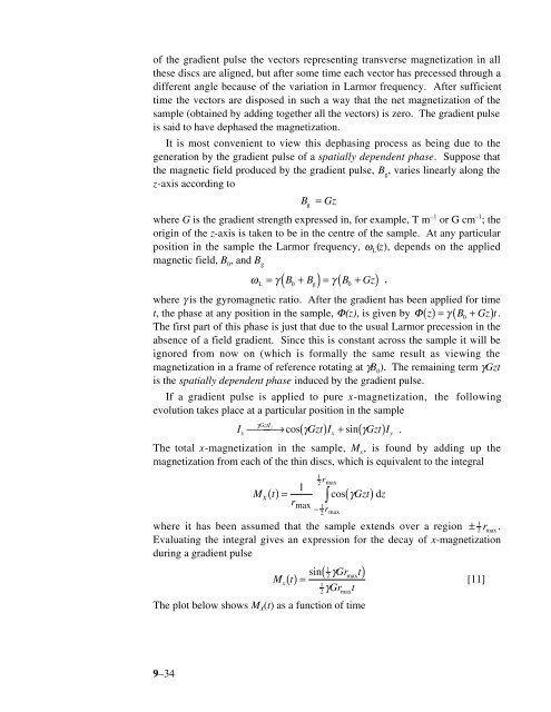 Phase Cycling and Gradient Pulses - The James Keeler Group
