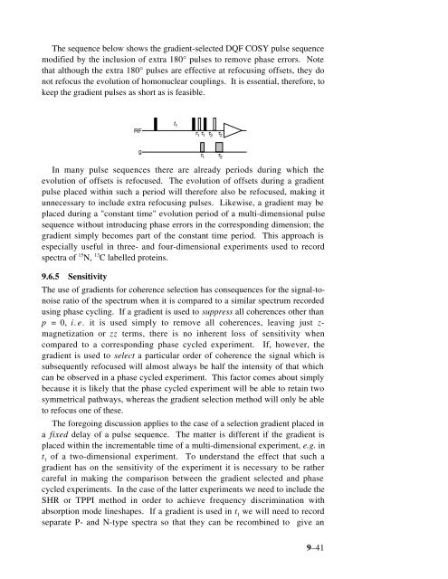 Phase Cycling and Gradient Pulses - The James Keeler Group