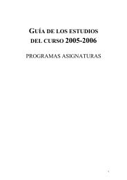 Temarios 2005-2006 (pdf) - Escuela TÃ©cnica Superior de IngenierÃ­a ...