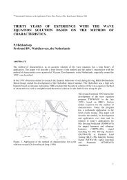 thirty years of experience with the wave equation ... - Allnamics