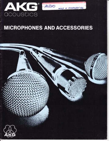 AKG_Mics_1978_part1 - Preservation Sound