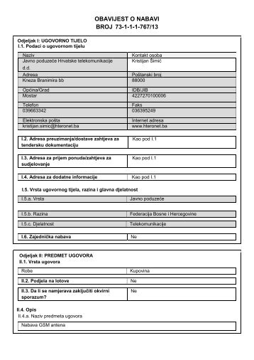 Nabava GSM antena - HT Eronet