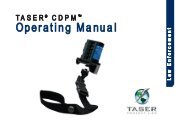 TASER CDPM Operating Manual - TASER International