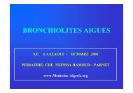 Bronchiolites ( Pr LAALAOUI )