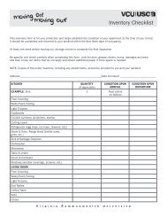 Inventory Checklist