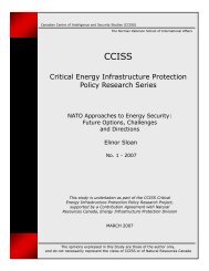 Critical Energy Infrastructure Protection Policy Research Series