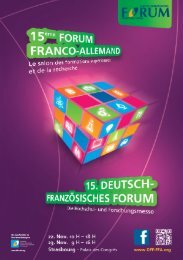 Download der Messekatalog 2013 - Forum Franco-Allemand