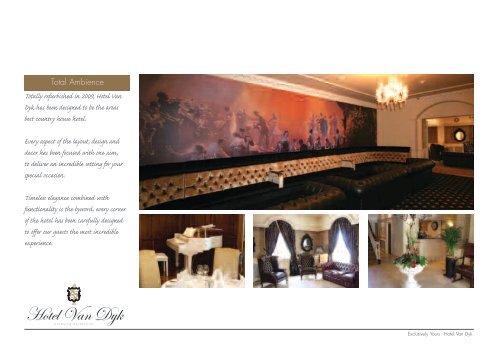 Wedding Profile - Hotel Van Dyk