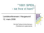 1001 SPEIL - se hva vi kan!â