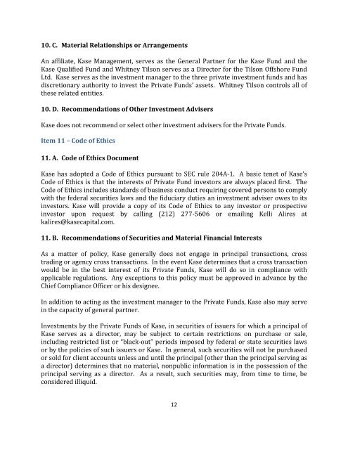 T2 PARTNERS MANAGEMENT, LP - Tilson Funds