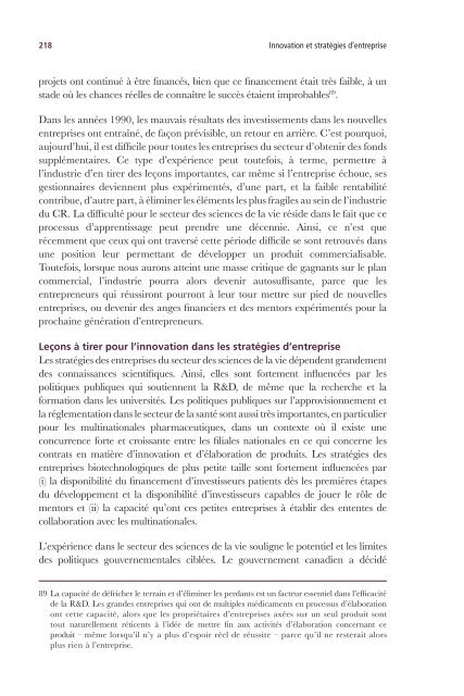 Innovation et stratÃ©gies d'entreprise - Conseil des acadÃ©mies ...