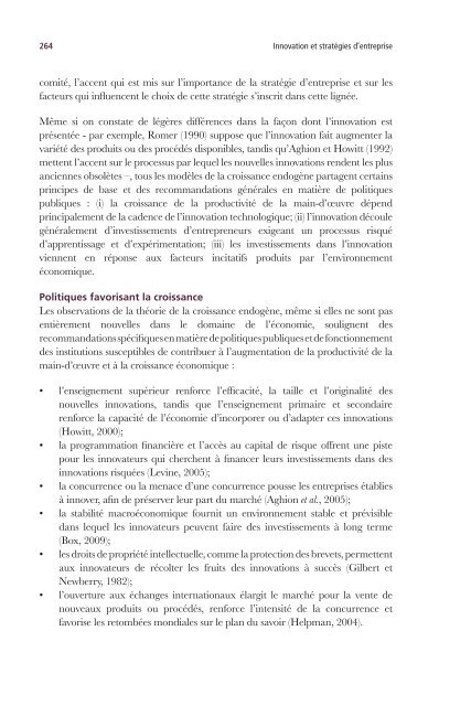 Innovation et stratÃ©gies d'entreprise - Conseil des acadÃ©mies ...