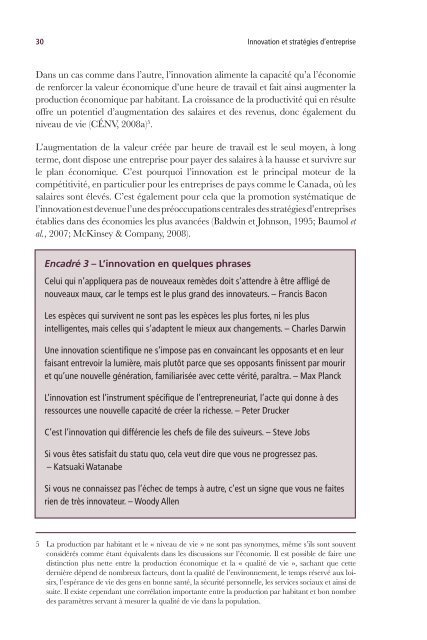 Innovation et stratÃ©gies d'entreprise - Conseil des acadÃ©mies ...