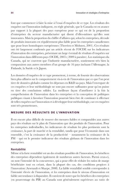 Innovation et stratÃ©gies d'entreprise - Conseil des acadÃ©mies ...