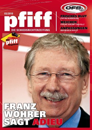 PFIFF Ausgabe Nr. 3 - 2010 - Schiri.at