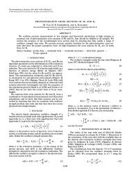 Photoionization Cross Sections of He and H2