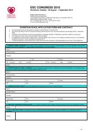 exhibition space application form and contract - ESCexhibition.org, as