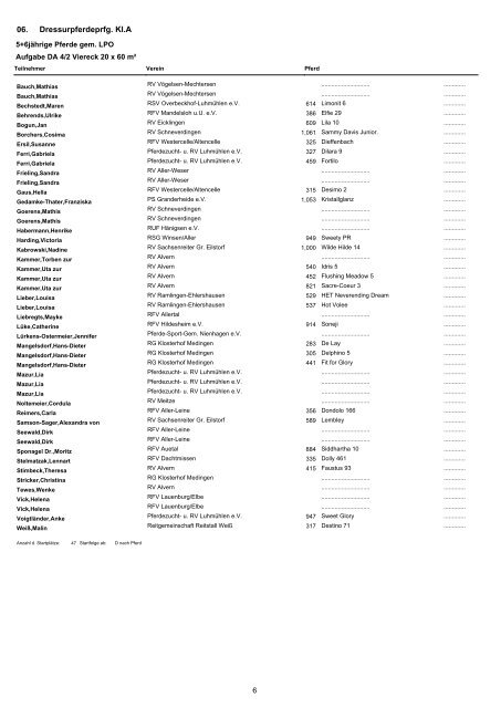 Programmheft - Reiterverein Alvern