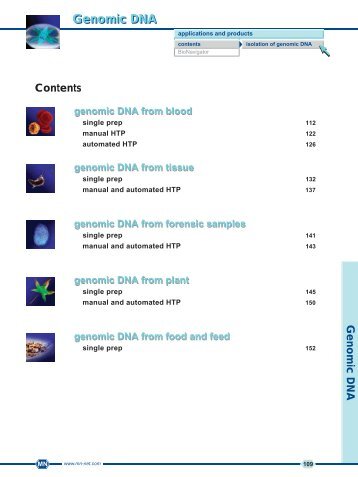 Genomic DNA - Macherey Nagel