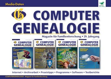 Computer Genealogie - Pferdesport Verlag Ehlers GmbH