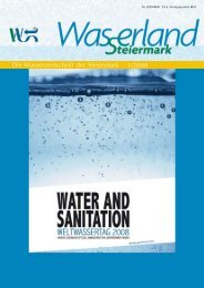 Die Wasserzeitschrift der Steiermark 1/2008 - Wasserland Steiermark