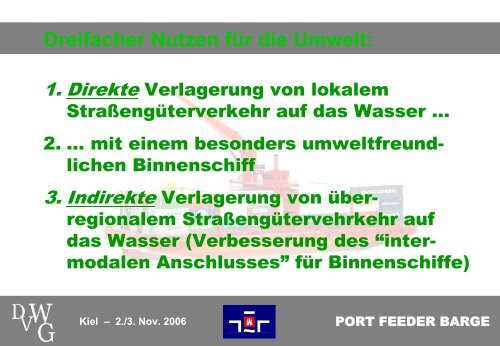 Die Port Feeder Barge fÃ¼r den Hamburger Hafen - Dr. - Sutranet