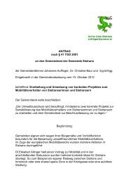 ANTRAG nach Ã‚Â§ 41 TGO 2001 an den Gemeinderat der Gemeinde ...