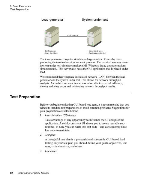 SilkPerformer Citrix Tutorial - Borland Technical Publications