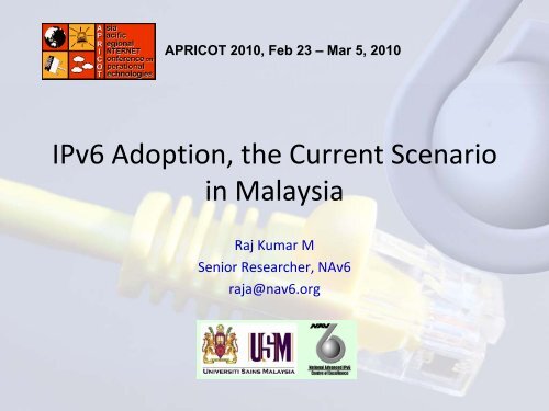 Slides Apnic Conferences