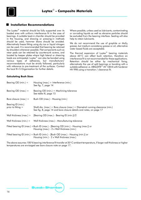 Bearing Id Od Chart