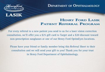 LASIK Referral Program