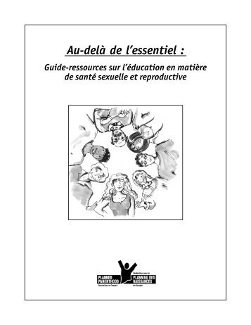 Au-delÃ  de l'essentiel : guide-ressources sur - CATIE