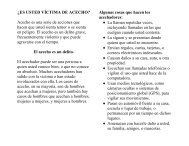 Â¿es usted vÃ­ctima de acecho? - National Center for Victims of Crime