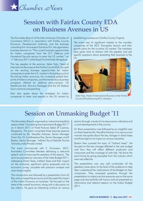 to Download the "Indo-US Business Magazine May-June 2011"