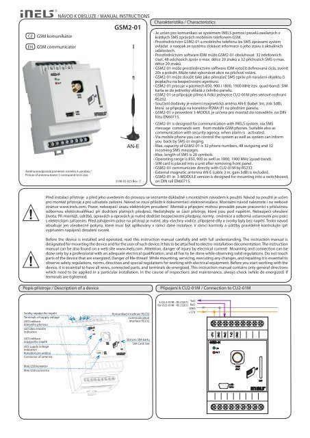 GSM2-01 - ELKO EP, sro