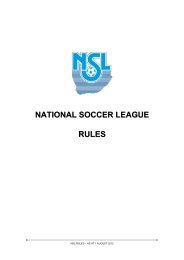 NSL Rules - SuperSport