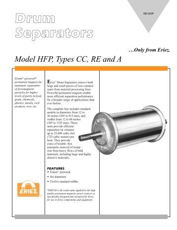 Drum Separators - Zycon