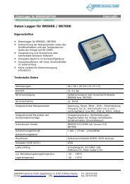 Datenblatt - Ebehako-Electronic GmbH