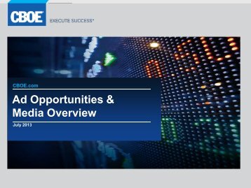 Media Overview - CBOE.com