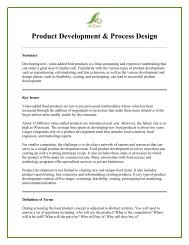 Product Development & Process Design - ACEnet