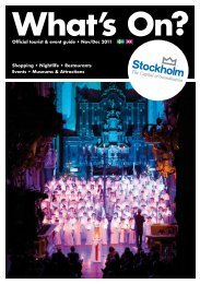 Shopping â¢ Nightlife â¢ Restaurants Events ... - Stockholmskortet