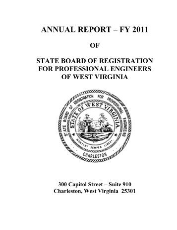 ANNUAL REPORT â FY 2011 - West Virginia Legislature