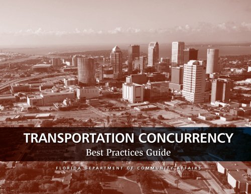 Transportation Concurrency Best Practices Guide.pdf - Center for ...