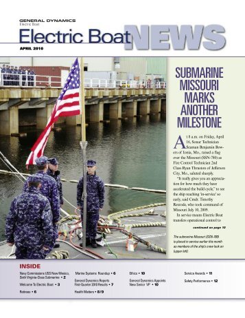 EB news mar 04 - Electric Boat Corporation