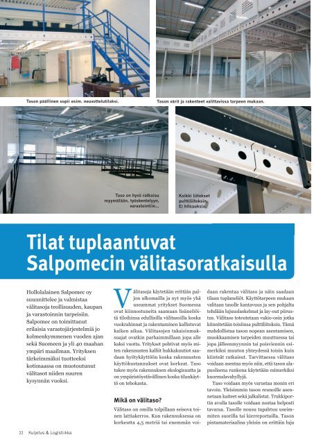 Kuljetus & Logistiikka 5 / 2014