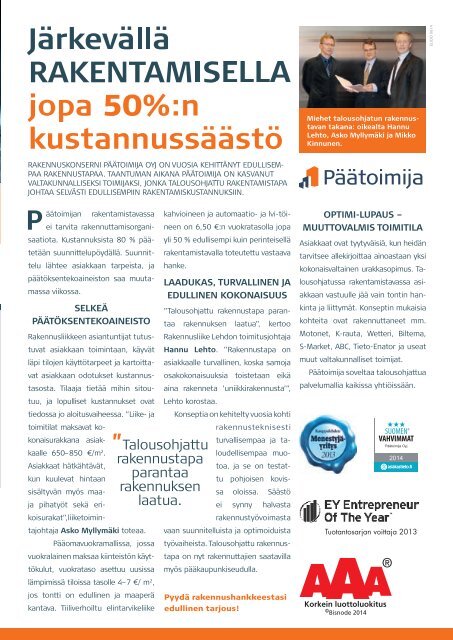 Kuljetus & Logistiikka 5 / 2014