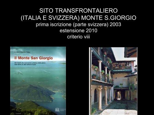 dr. Giorgio Andrian consulente siti UNESCO - Lettere e Filosofia
