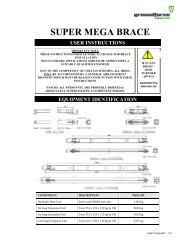 super mega brace user instructions - Groundforce